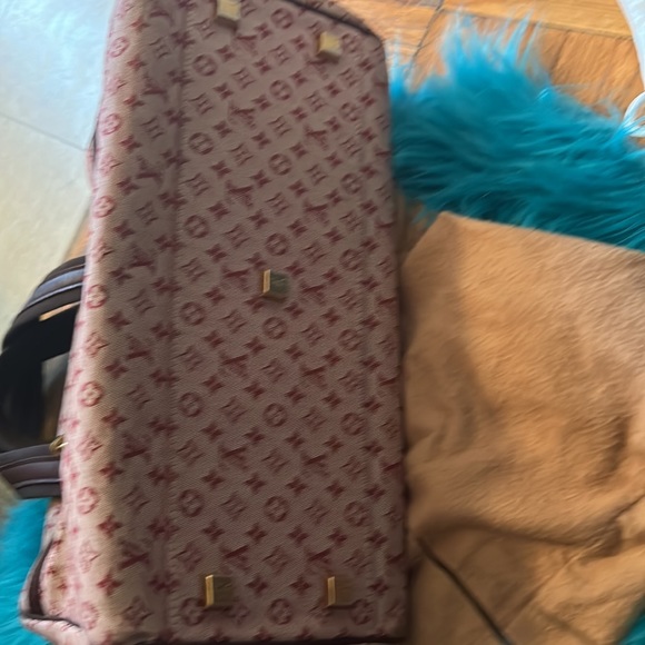 SOLD-Very good condition Louis Vuitton GM Josephine Bordeaux Monogram Minilin - Picture 10 of 17